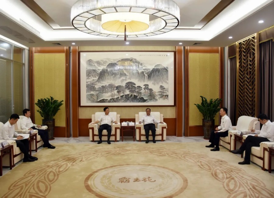 交通銀行廣東省分行行長周寶志到訪廣東霸王花集團