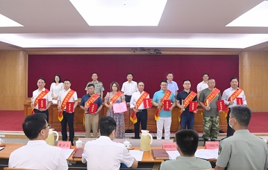 廣東霸王花集團總裁朱榮業(yè)榮獲2023年度河源市“最美擁軍人物”